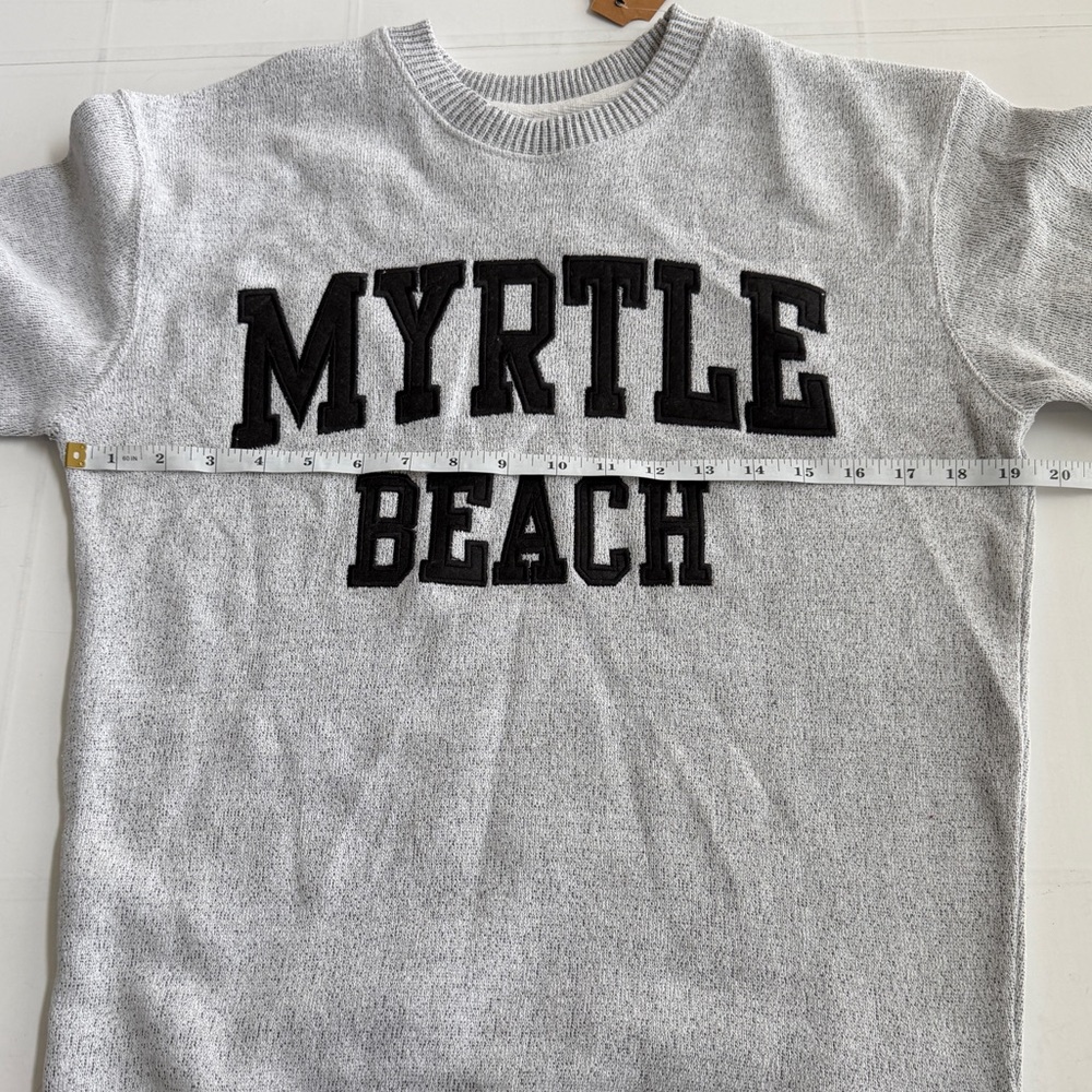 New NEW YORK POPULAR Myrtle Beach South Carolina Crewneck Sweatshirt SIZE S - Picture 3 of 9